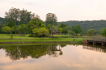 Beautiful landscapes of the Brazilian Fazenda, Rio Grande do Sul, Brazil