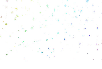 背景素材_ホログラム_星