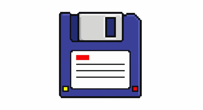 floppy disk isolated on white