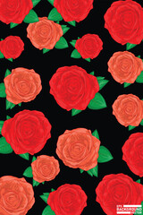 Flower background vector illustration design