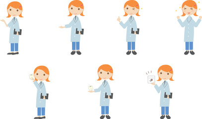 Obraz premium Female Pharmacist Explaining