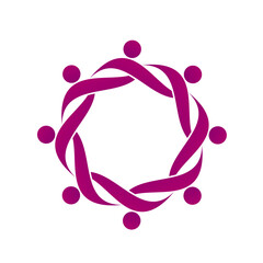 Unity Circle Abstract Symbol