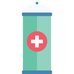 disinfectant vector flat illustration