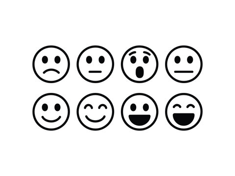 Web Collection of Black Outline imogi