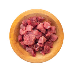 raw minced meat on a plate