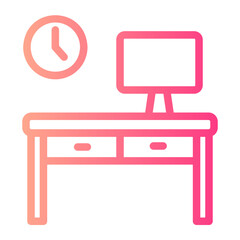 workplace gradient icon