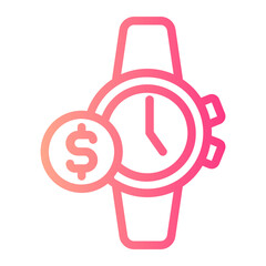 watch gradient icon