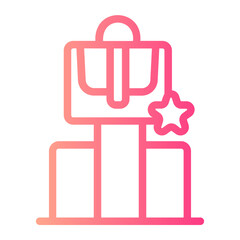 Obraz premium career gradient icon