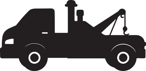 TOW TRUCK SILHOUETTE
