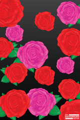 Flower background vector illustration design