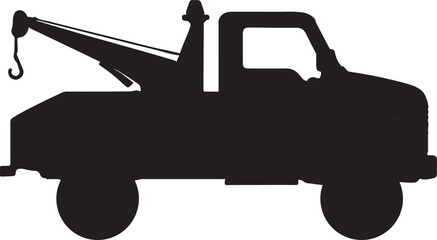 TOW TRUCK SILHOUETTE