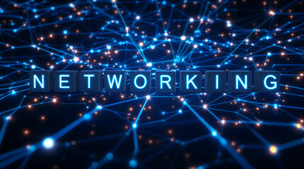 Obraz premium Abstract network graphic with 