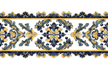 Elegant decorative tile design, perfect for backgrounds or textile prints.
