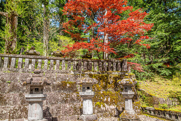View at the Rinnoji garden in Nikko, Japan
