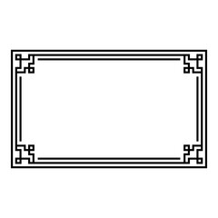 Ornamental frame deco vintage border