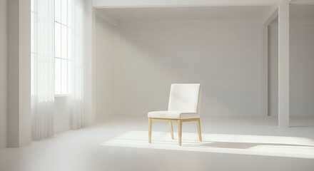Chair Mockup in Room