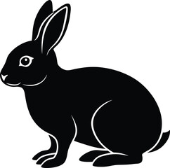 vector illustration of a rabbit