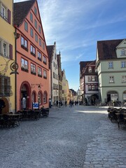 landscape in Rothenbrug ob der Tauber, Bavaria, Germany