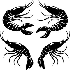 vector illustration of a crab