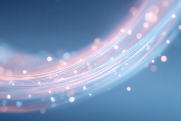 Obraz premium abstract representation of quantum technologies with overlapping translucent lines illuminated by soft studio lights