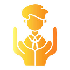 human right Gradient icon