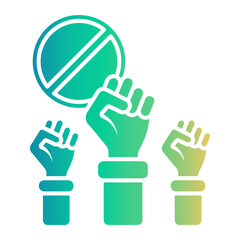 civil right Gradient icon