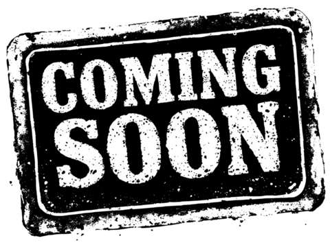 Ai generated image of coming soon text on a grunge vintage sign isolated on transparent background