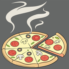 pizza vector