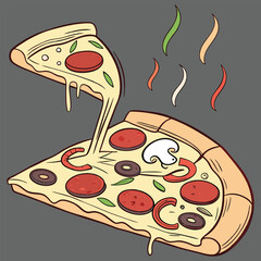 pizza vector