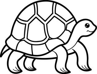 Turtle Icon Flat Graphic Design