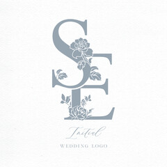 SE Initial Wedding Logo Monogram