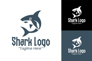 Obraz premium Professional Shark Logo for Business and Corporate Branding