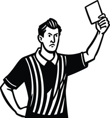 young man with a megaphone