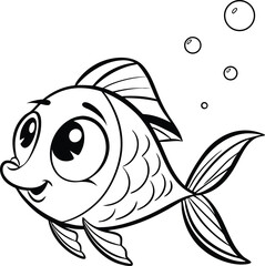 vector illustration of fish