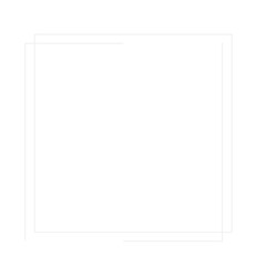 Obraz premium White thin line square frame element..