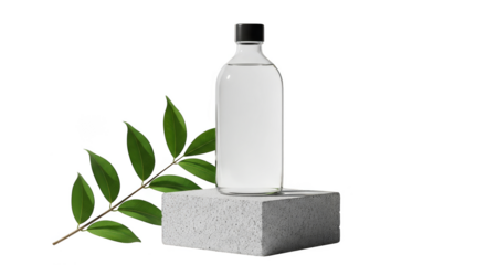 Elevated hydration Bottle with natural flair