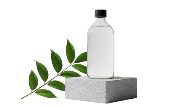 Elevated hydration Bottle with natural flair