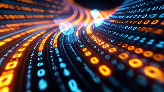 binary code background