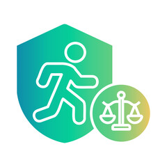 human right Gradient icon
