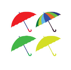 Colourful umbrella