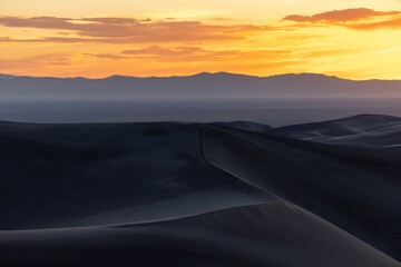 Desert Dunes at Sunset