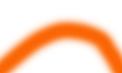 Vibrant Orange Arc Design Element on Black Background perfect for website banners, graphic design projects, and digital art compositions transparent background