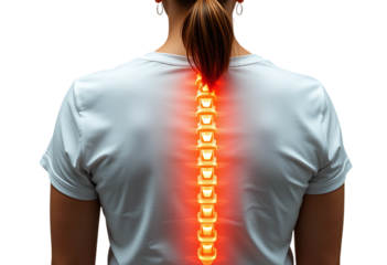 LED lights outlining the spine.