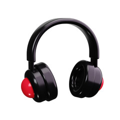 headphones 3d render icons