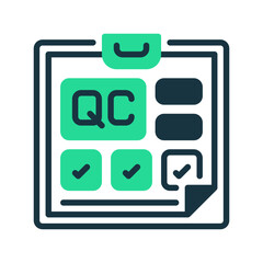 Quality Check Line Icon, Outline Symbol for Product Assurance, Business Inspection, Compliance Testing, Standard Verification, and Quality Control. Vector Sign Icon.