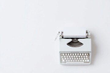 retro gadget lies centered on pristine white surface