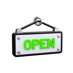 open 3d render icons