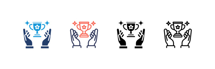 Success icon set multiple style collection