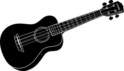 Fototapeta premium illustration of ukulele