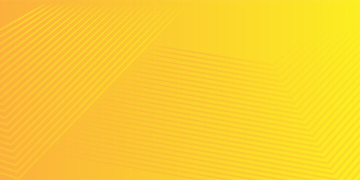 Bright Abstract Yellow Background with Lined Geometric Patterns